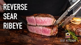 Reverse Sear Ribeye Recipe [upl. by Bresee107]