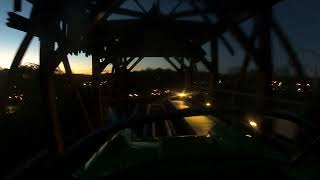 Verbolten Coaster With The Lights On POV at Busch Gardens Williamsburg [upl. by Ocsirf]