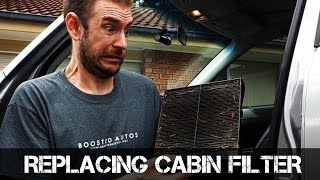 MY CAR STINKS  How to replace your cabin filter  Subaru ForesterWRXOutbackLibertyImpreza [upl. by Alleira]