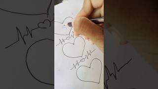 comment your name ❣️☺️art viralvideo drawing love [upl. by Nnyltiak]