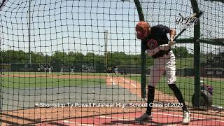 Shortstop Ty Powell Fulshear High School Class of 2025 [upl. by Donn]