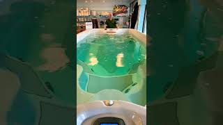 Jacuzzi Power Pro J16 Swim Spa At Kelowna Premium Pool and Spa with Big Red [upl. by Areem]