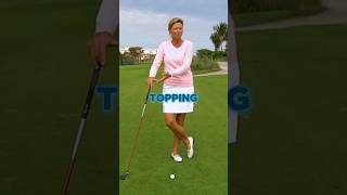 Stop topping the golf ball with this simple tip golf [upl. by Schreck992]