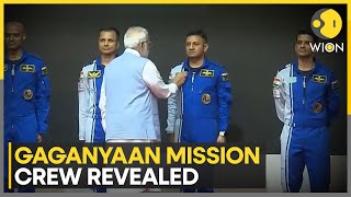 Gaganyaan Mission PM Modi reveals names of four astronauts picked for the mission  WION News [upl. by Puduns]