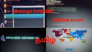 Abstergo Os Installation With Out Error தமிழ் [upl. by Erle]