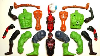 AVENGERS TOYS ASSEMBLE SUPERHERO DEADPOOL HULK SMASH SIREN HEAD SPIDERMAN [upl. by Dewain]