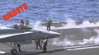 Flight Operations USS Nimitz CVN68 [upl. by Kilk470]