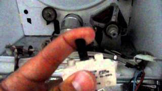 How to repair a KENMORE double decker washerampdryer BROKEN DRYER BELT PART 1 [upl. by Trah]