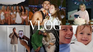 VLOG  girls trip bts of zara kids shoot tommy bday nyc [upl. by Muncey]