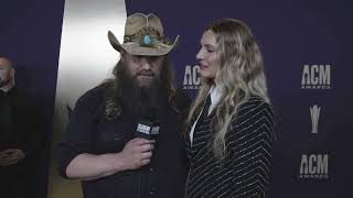 Chris Stapleton Interview on Morganes First Win Dua Lipa Duet and 2024 ACM Awards [upl. by Wiley]