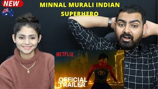 Minnal Murali Official Trailer Reaction  Tovino Thomas  Basil Joseph  Netflix India [upl. by Tracy]