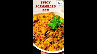 The easiest Spicy Scramble Egg  Simple Masala Egg Bhurji Recipe shorts foodshorts [upl. by Eintruoc]