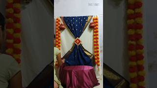 Navratri decoration ideas decoration navratri ganpatidecoration diy shorts viralvideo [upl. by Elberta]