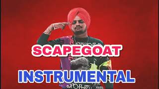 SCAPEGOAT  INSTRUMENTAL  SIDHU MOOSEWALA  MXRCI  FULL KARAOKE [upl. by Kcirdnekal]