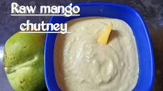 ಬಿಸಿ ಅನ್ನದ ಜೊತೆ ರುಚಿಯಾದ ಮಾವಿನಕಾಯಿ ಚಟ್ನಿ Mavinakai chutney recipein kannadaraw mango chutney recipe [upl. by Enylorac]