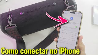 Como conectar caixa de som bluetooth Sabala DR908 no iPhone [upl. by Dotty]