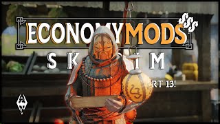 8 ECONOMY Related Skyrim Mods [upl. by Ardnoik799]