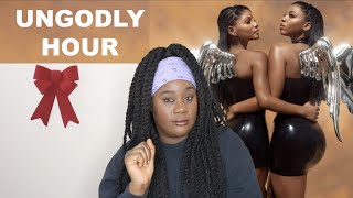 Chloe x Halle  Ungodly Hour Album REACTION [upl. by Klarika187]