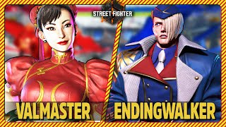 SF6 💥 EndingWalker ED vs Valmaster CHUNLI 💥 High Level Gameplay 💥 [upl. by Jordana]