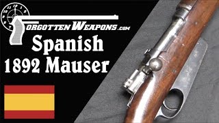 Spanish 1892 Last of the Single Stack Magazine Mausers [upl. by Shimberg115]