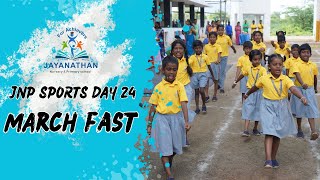 JNP School Sports Day  March Fast 2024 [upl. by Nnayllehs447]