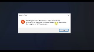 How to FIX quotMsvcr120dll is missing from your computerquot Windows error [upl. by Nylrebmik]