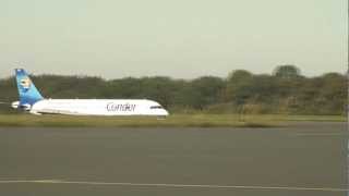 Paderborn Lippstadt Airport  Landeanflug Condor [upl. by Artkele]