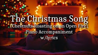 The Christmas Song Style of Hannah Maurine Piano Instrumental Karaoke [upl. by Serra217]