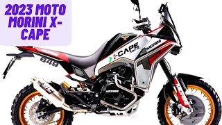 2023 moto morini xcape [upl. by Ecinehs]