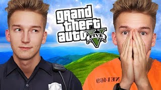 GTA V Policja 14  SŁUŻBA WIĘZIENNA 👮🏻 [upl. by Enelrac]