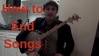 Free Tenor Banjo Lesson How to End a Tune Part 1 by Jazz Banjo Academy [upl. by Candace773]