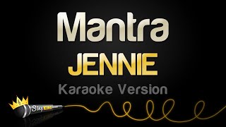 JENNIE  Mantra Karaoke Version [upl. by Holey]