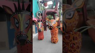 How to Make horse and giraffe out of waste cold drink bottlesdiy fyp craft handmade recycle [upl. by Lebazej]