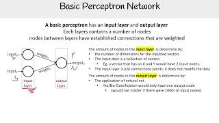 Basic Perceptron Network  AWS AI Practitioner AIFC01 [upl. by Oiceladni]