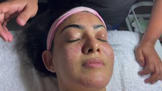 Hydra facial experience  Guinot  Sana Sarah’s salon amp studio [upl. by Ferd]