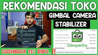 Unboxing gimbal feiyutech g6max cashback di tokopedia [upl. by Zednanref986]