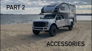 Ford f450 overland expedition super single truck camper accessories [upl. by Bonns341]