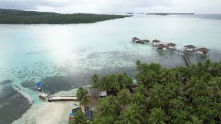 Drone Aerial video of the famous Para Nuii in the island garden of Pohnpei Ponape State FSM [upl. by Thorbert]