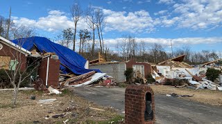 Fultondale Alabama Tornado Aftermath 2021 [upl. by Alin]