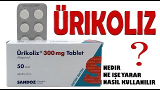 ÜRİKOLİZ Allopurinol  Nedir Niçin Kullanılır Nasıl Kullanılır Yan Etkileri Nelerdir [upl. by Olaf]