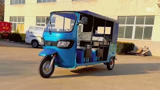 Changzhou Lvbao Electric Passengers Tricycles Tuktuk Taxi Three Wheel Rent Cargo EV vehicle [upl. by Atalya334]