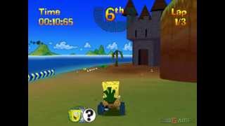 Nicktoons Racing  Gameplay PSX  PS1  PS One  HD 720P Epsxe [upl. by Connie]