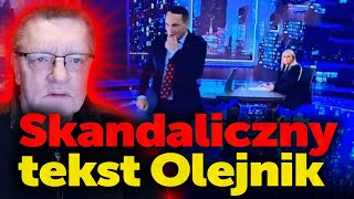 Skandaliczny tekst Olejnik Płk Piotr Wroński mówi dlaczego Radosław Sikorski jest atakowany w TVN [upl. by Nivlak]