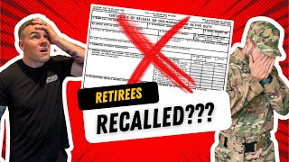 Is the US Army Recalling Retirees [upl. by Wylma]