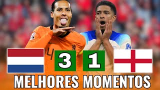 HOLANDA 3 X 1 INGLATERRA  GOLS E MELHORES MOMENTOS HD  EUROCOPA 2024 Jude Bellingham Harry Kane [upl. by Past]