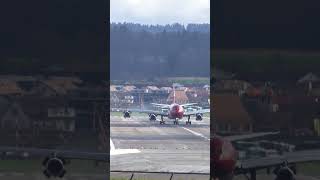 Edelweiss Air A340 landing Zurich Airport shorts edelweissair [upl. by Lauter]