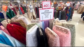 ASMR Fabric Scratching and Fabric Store Walk Through [upl. by Milla]