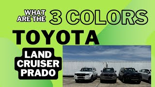 2024 2025 All New Toyota Land Cruiser Prado Colors [upl. by Hanahs]