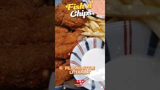 Fish n FISH N CHIPS Filipino Style No need to go to Londonfyp fishnchips crispyfishfilletfood [upl. by Jerry592]