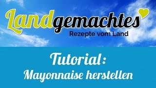 Tutorial  Mayonnaise herstellen [upl. by Wilda]